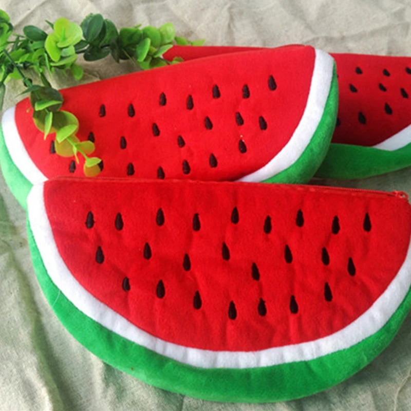 Модный милый чехол-карандаш с лимоном портативный плюшевый бархатный кошелек