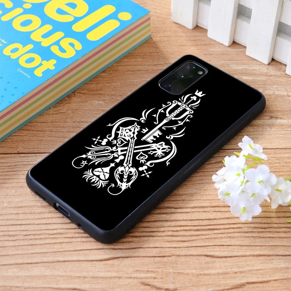 

For Samsung Galaxy Kingdom Hearts - Black Soft TPU border Samsung Galaxy Case