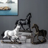 vintage horse sculpture creative design figurine crafts statue ornament home decoration accessories birhtday business gift