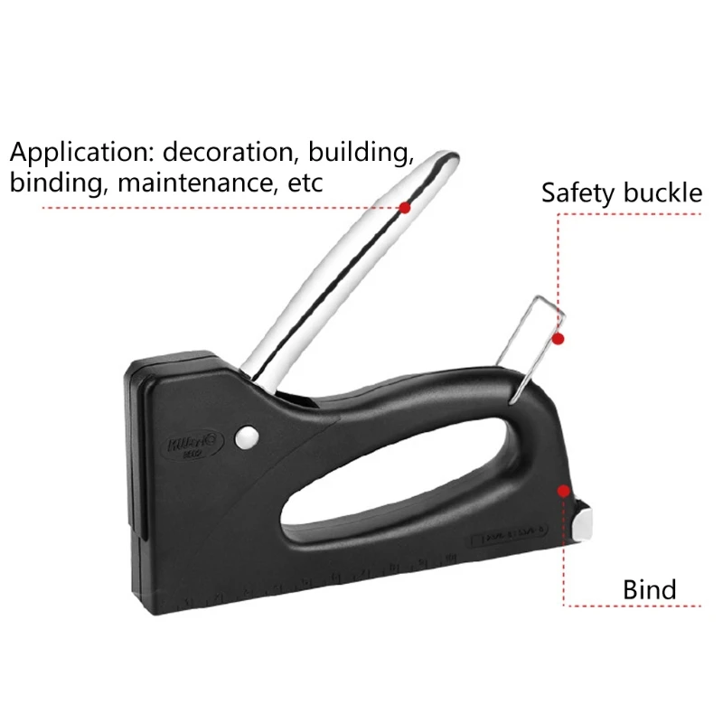 

Heavy Duty Multitool Nail Staple Machine Stapler Stapling Remover for Wood Door