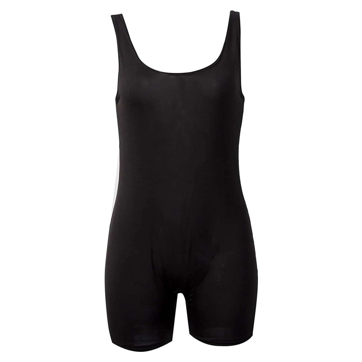 Женский Повседневный однотонный комбинезон без рукавов летний Модный с открытой