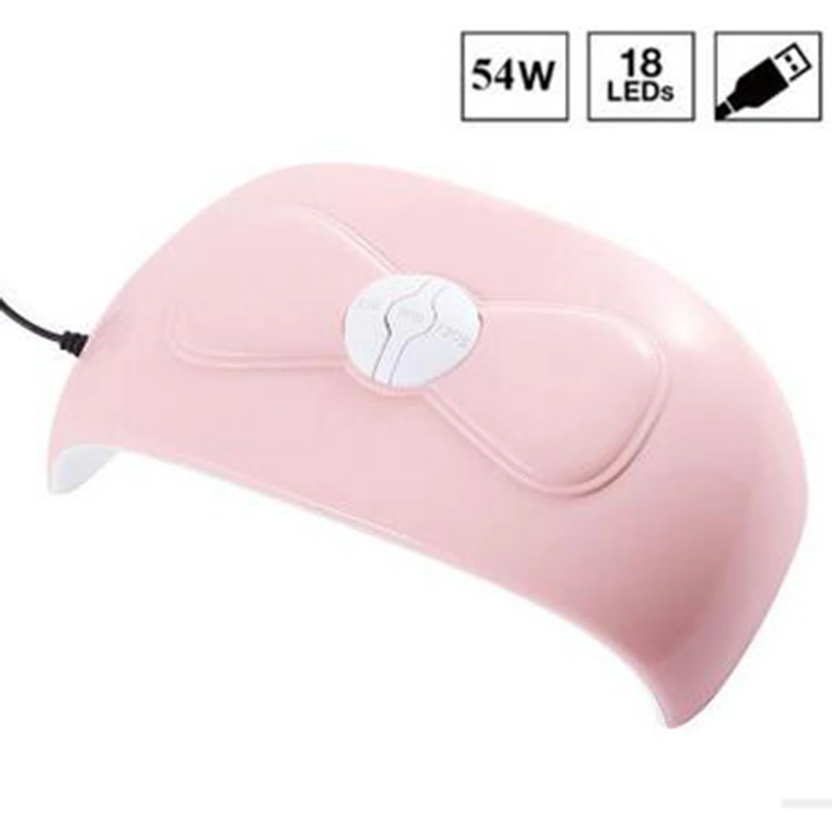 

54W LED UV Nail Lamp USB Nail Dryer Nail Gel Curing Tool with Timer Auto-sensor