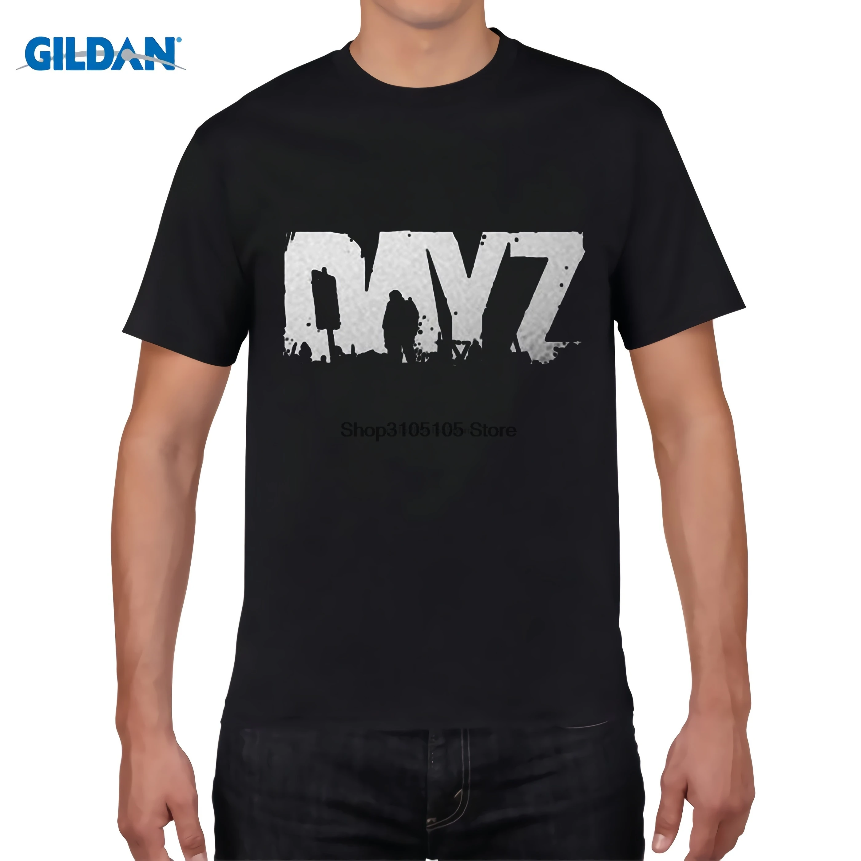 2019 Мужская футболка с коротким рукавом Сказочная принтом игры DAYZ подарок на день