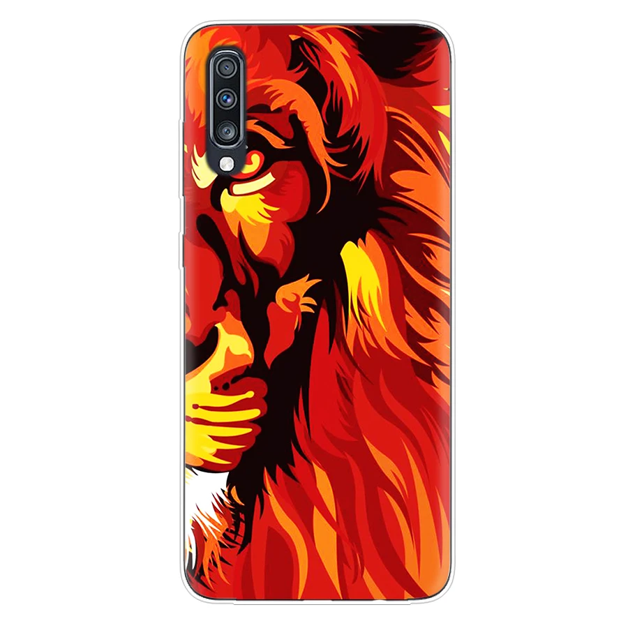 

Ferocious Lion Case For Samsung Galaxy A50 A70 A51 A71 A20 A20E S20 FE S10 Plus S7 Edge S8 S9 S10E S21 Ultra A10 Note 20 Back Co