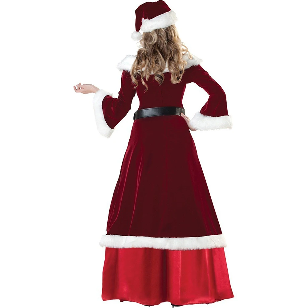 LOOZYKIT Mrs. santa claus косплей костюм мужской роскошный взрослый сексуальный Женский