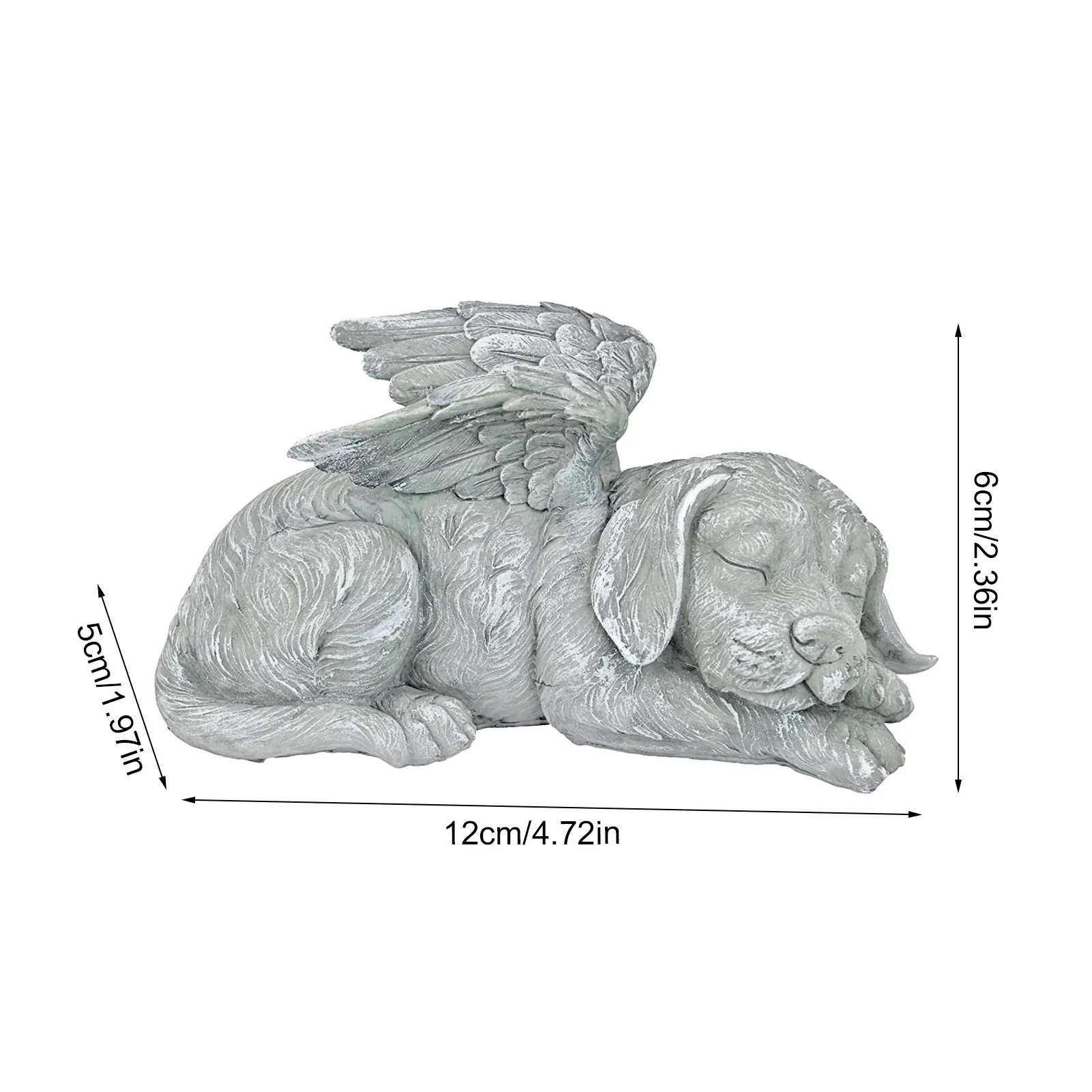 

Angel Dog Cat Angel Statue European Resin Cute Pet Ornament Home Desktop Figurines Garden Decoration Crafts