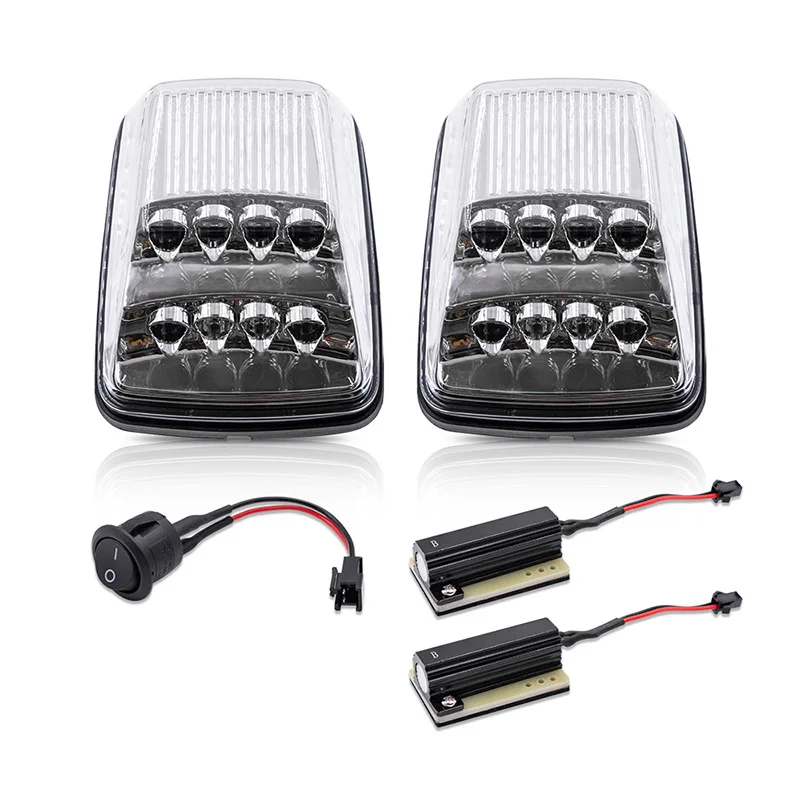 

Дым динамический поток переднее крыло светодиодный поворотник угловой светильник для Benz g-класс W463 G500 G55 AMG G550 W/белый позиции светильник s