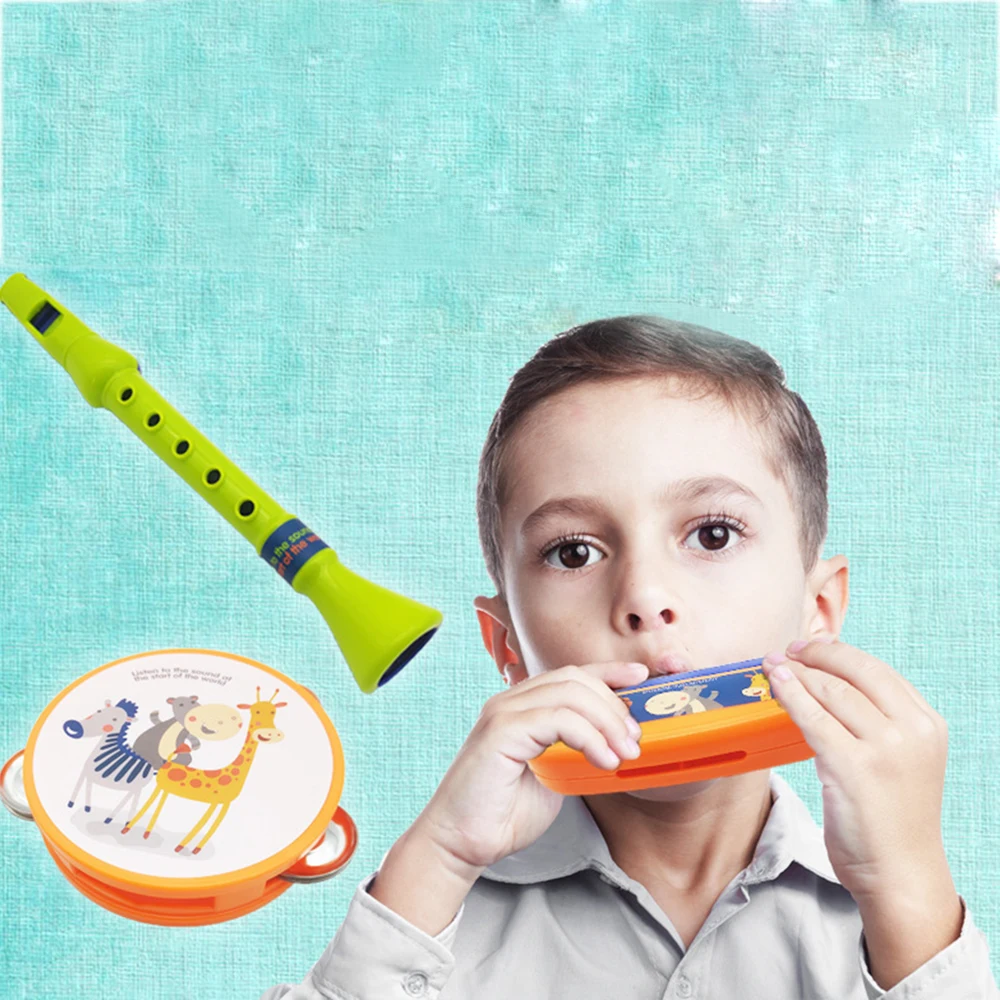 Детская музыкальная барабанная гармоника набор музыкальных перкуссионных