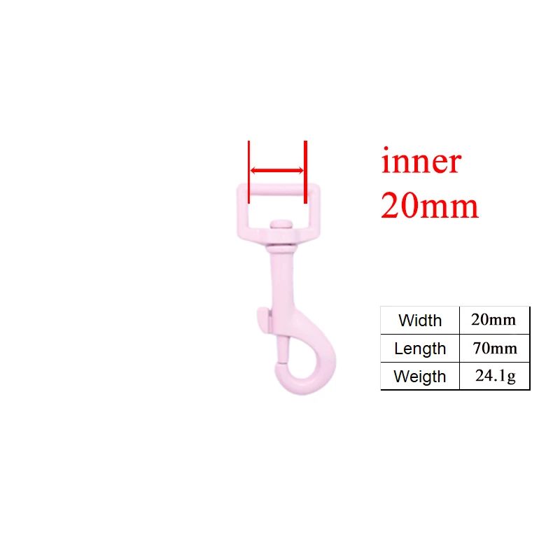 Металлический розовый цветной зажим для собаки выпечки прочный и крепкий
