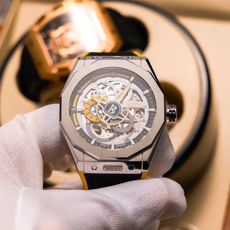 Часы наручные мужские механические брендовые Роскошные водонепроницаемые