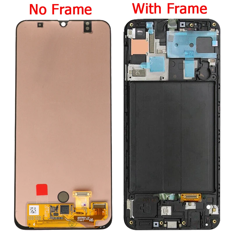 ЖК-дисплей Super Amoled A505FN/DS для Samsung Galaxy A50 с сенсорным экраном и рамкой дисплей 6 4