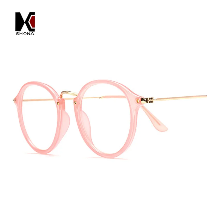 Мужские и женские винтажные очки SHAUNA брендовые дизайнерские в круглой оправе с