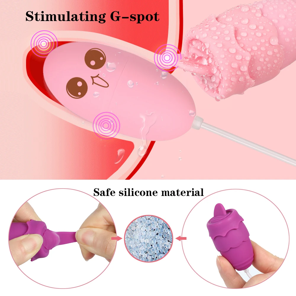 Вибратор на присоске для языка массажер увеличения груди стимулятор стимуляции