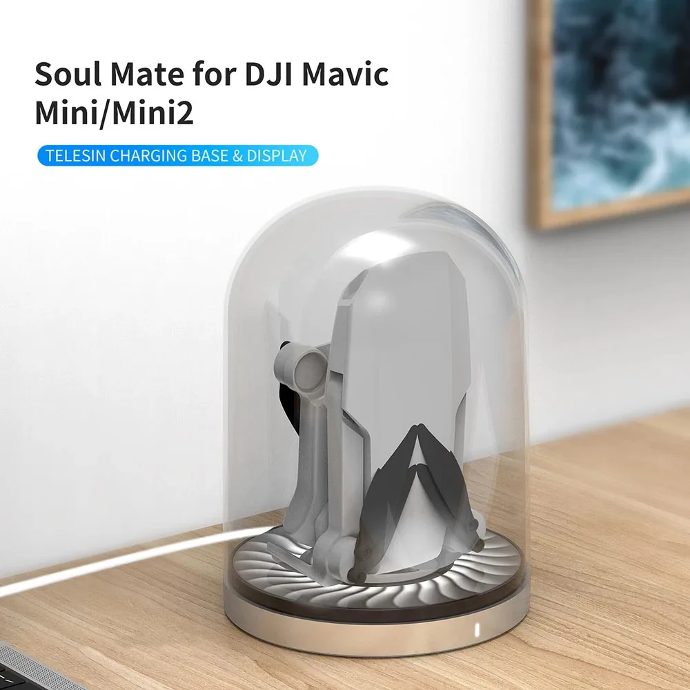 Для DJI Mavic Mini SE /Mini 2 Зарядная база Магнитный Micro USB с аккумулятором для АКСЕССУАРЫ |