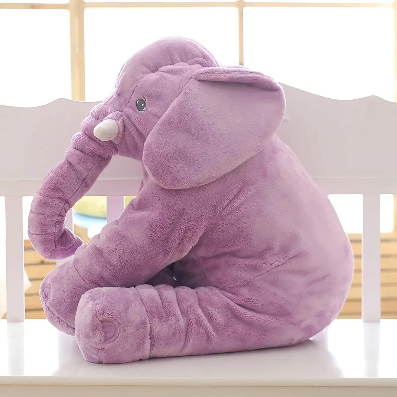 

40/60cm Infant Plush Elephant Soft Appease Elephant Playmate Calm Doll Baby Sleeping Toy Elephant Pillow Plush Toys Stuffed Toys