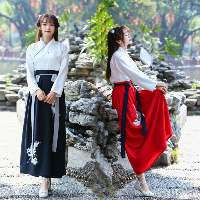 

Women Hanfu Costume Dress Fairy Skirt Huaqing Pavilion Clothing Cosplay Costume Fresh and Elegant Chinese Style Fairy Party Yy