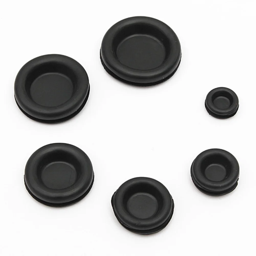 

125PCS Rubber Grommet Assortment Firewall Hole Plug Electrical Wire Gasket Kit