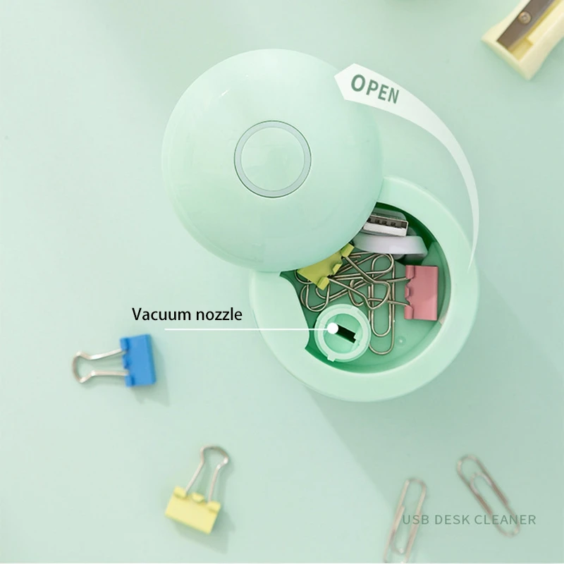 

USB Mini Desk Vacuum Cleaner Dust Table Sweeper Desktop Cleaner for Office Computer