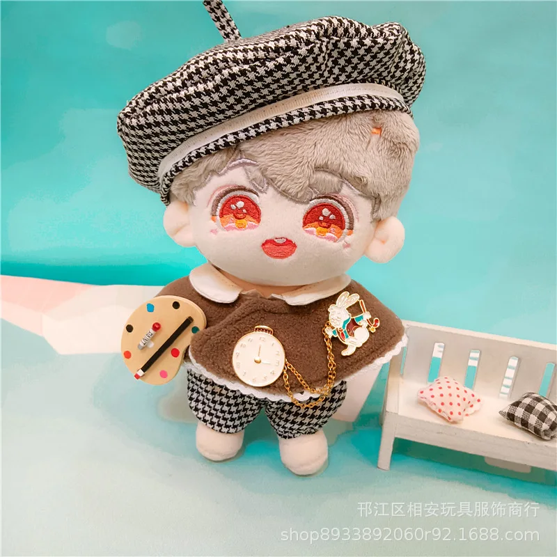 

20cm Baby Doll Customization Star Souvenir Plush Doll Lovely Stuffed Toy Dolls Mini Doll for Korea Kpop EXO Idol Dolls
