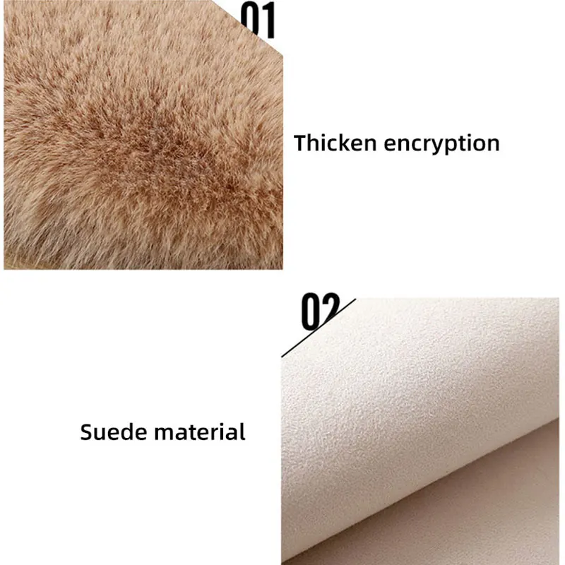 Мягкий домашний Противоскользящий замшевый ковер в виде медведя | Дом и сад