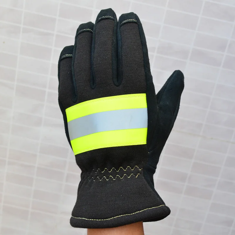 Пожарные перчатки огнеупорные водонепроницаемые износостойкие и термостойкие кожаные кевларовые нитки для шитья арамидных пожарных от AliExpress RU&CIS NEW