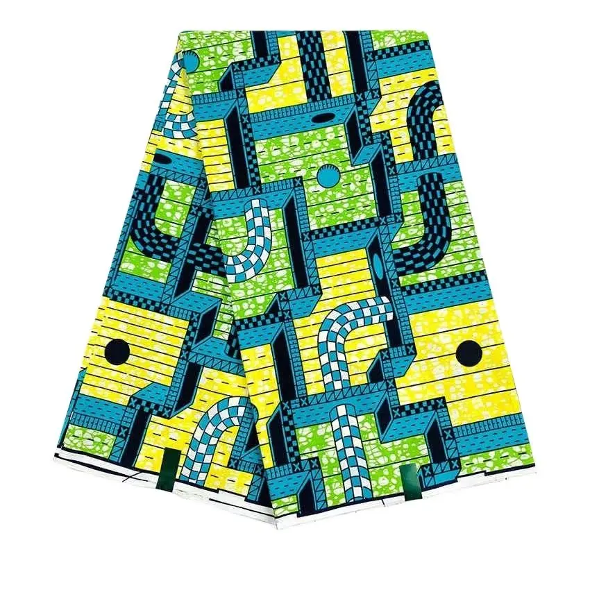 

African Original Real Wax 100% cotton Ankara Fabric New African Print Fabric For Wedding Dress Tissue African Fabric Wax Fabrima