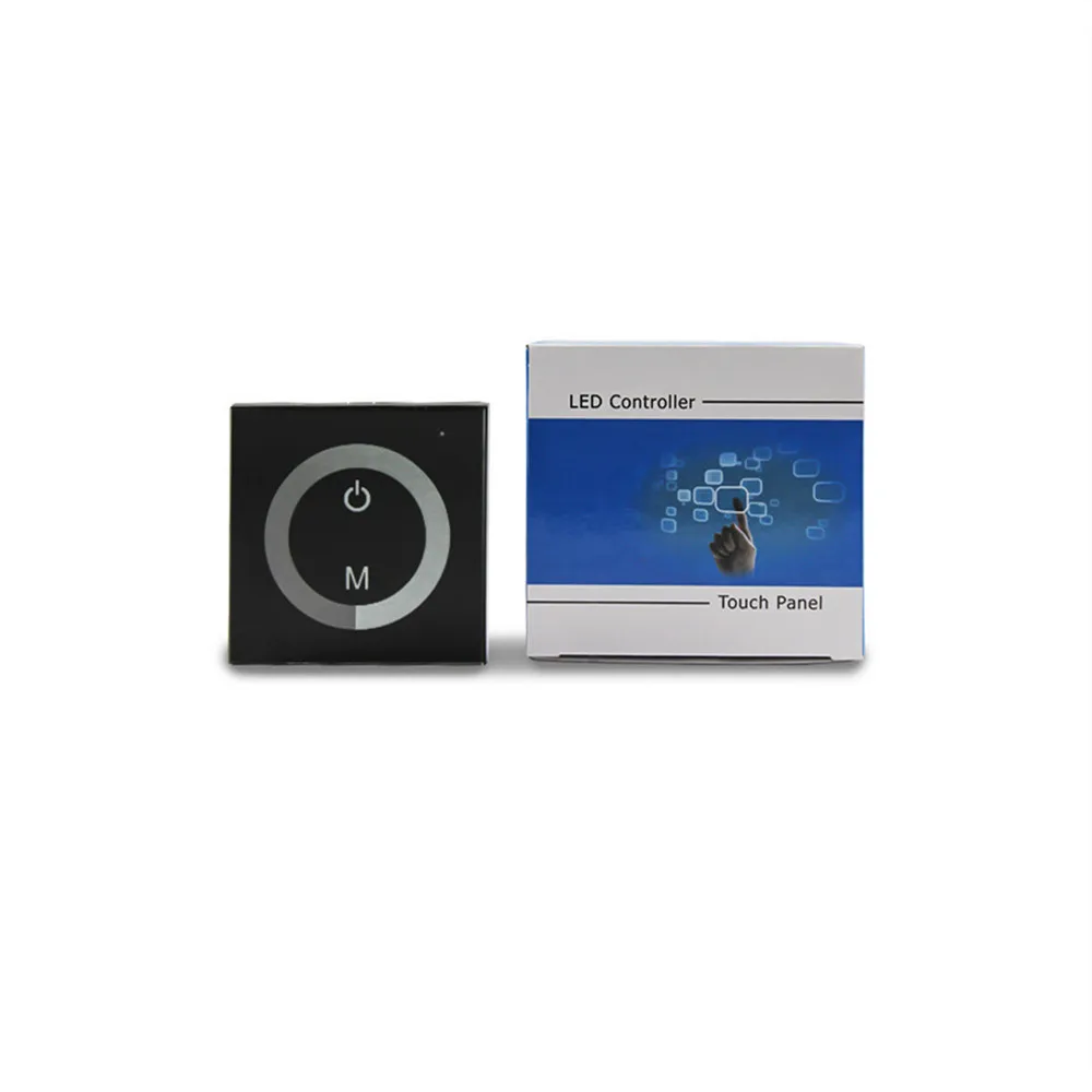 Smart Touch Панель светодиодный диммер контроллер настенный выключатель AC/DC 12V 24V 12A 3