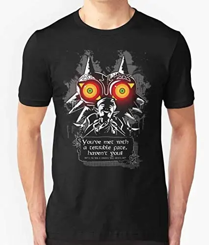Majoras Mask Rencontre avec un destin страшная футболка на заказ для мужчин и женщин мужская