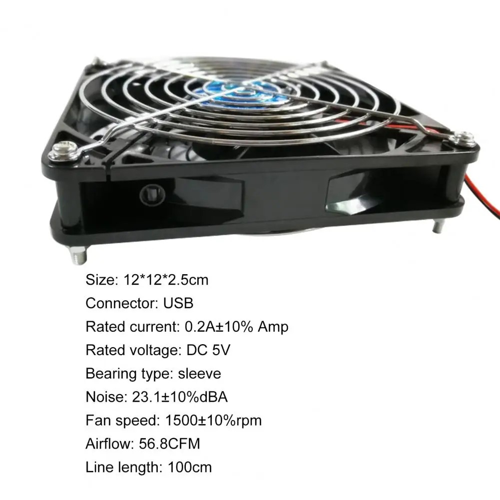 Вентилятор охлаждения для телевизора с низким уровнем шума 5 В 12 см | Компьютеры и