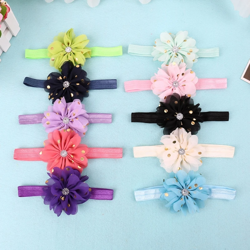 

10 Pcs Baby Hair Band Headband Flower Girl Props Kids Cute Headwear Accessories