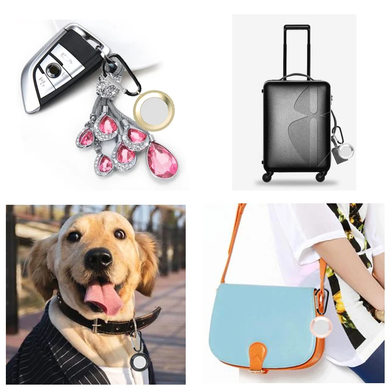 

Unimpeded Airtags Protective Sleeve For Locator Tracker Anti-lost Device Keychain Protective Sleeve Hot Air Tag Shell 5 Color