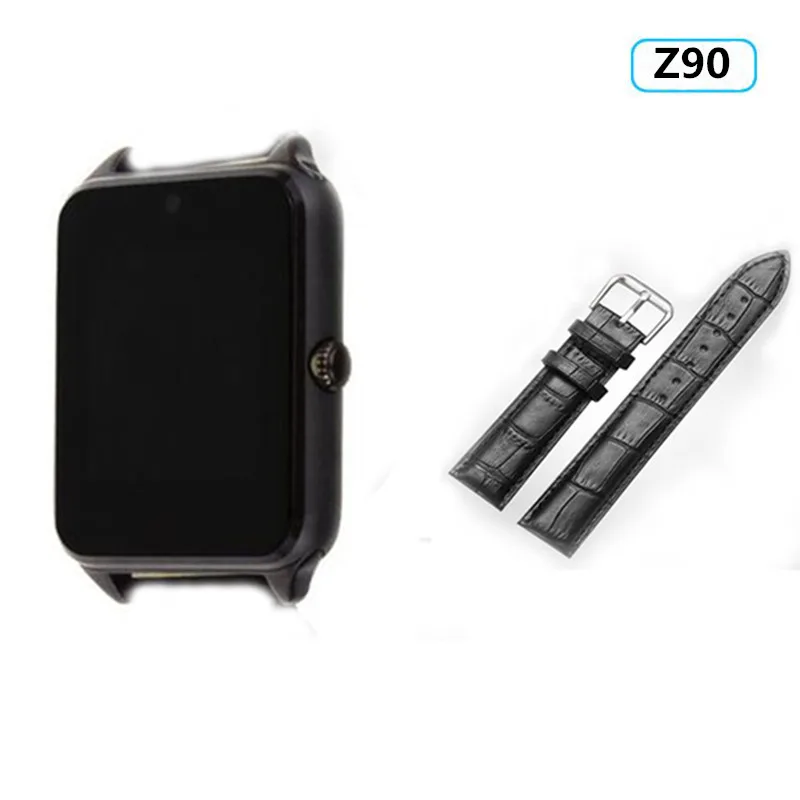 Z60 Смарт часы GT08 плюс металлический ремешок Bluetooth наручные Смарт часы Поддержка Sim TF карта для всех телефонов Android Z90 кожаный ремешок