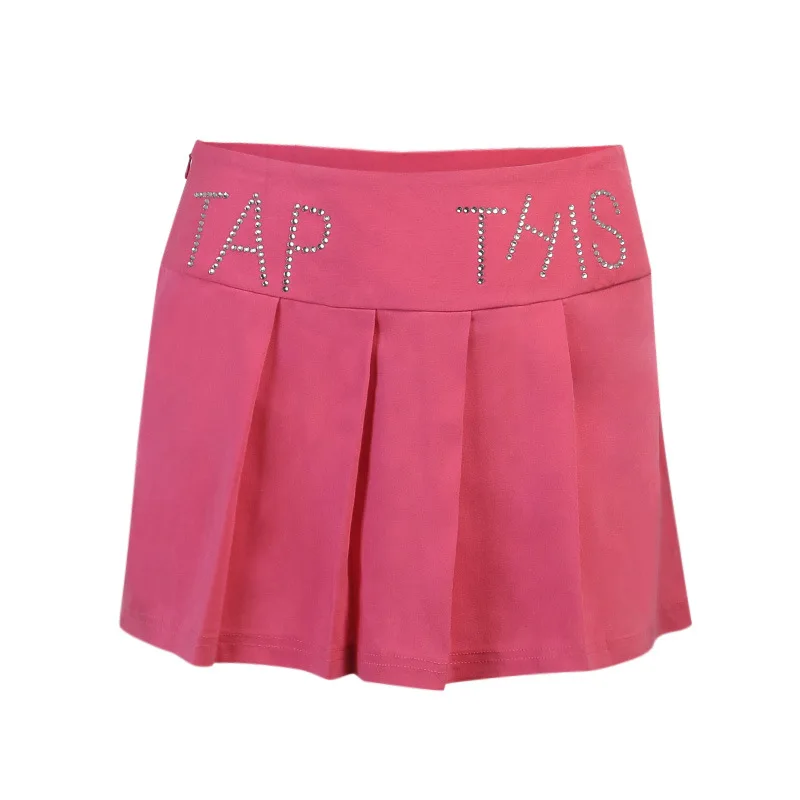 

2021 Kawaii Summer Women's Skirt Low waist cute sweet girl pleated skirt Korean mini skirt