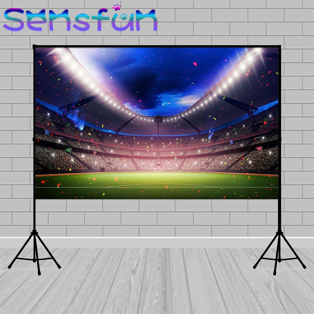 Детский день рождения Мадрид фотосессия фон футбольное поле футбол спортивные