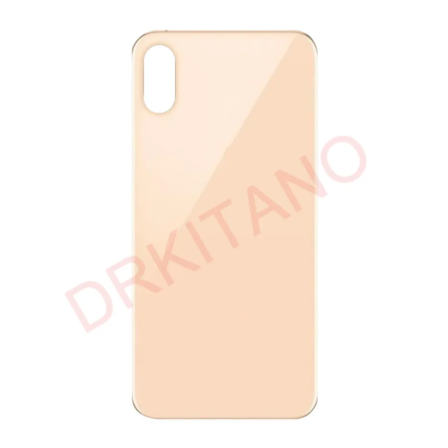 Задняя стеклянная панель для iPhone X XS MAX Крышка батарейного отсека корпус заднего