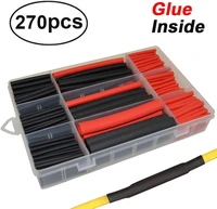 270pcsset 3%ef%bc%9a1sleeving wrap wire car electrical cable tube kits heat shrink tube tubing polyolefin mixed color