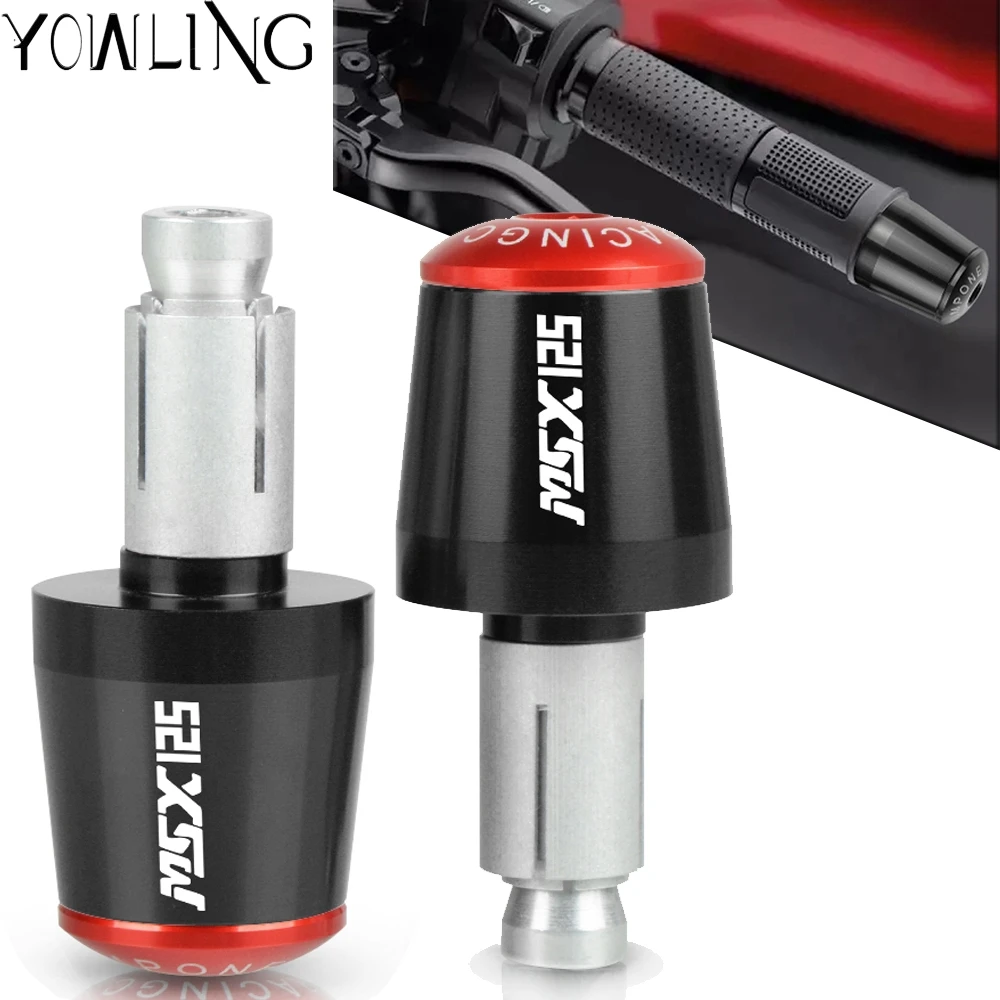 Мотоциклетные аксессуары алюминиевые заглушки для руля 7/8 дюйма HONDA Grom MSX 125 MSX125 2013