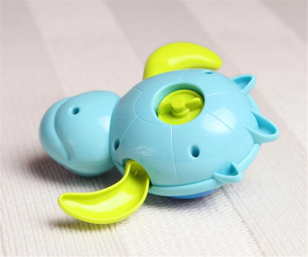 baby Classic bath toy Cartoon Animal Tortoise Swim Turtle Chain Clockwork interesting Toys Educational kid toys gift