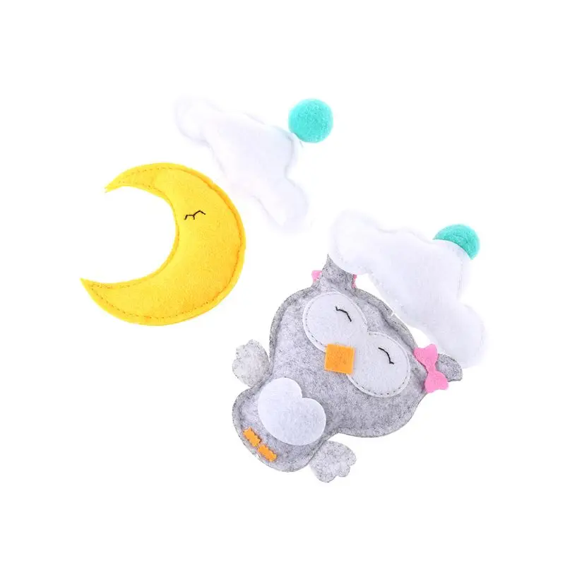 

Baby Crib Holder Rattles Bracket Set Clockwork Music Box DIY Bed Bell Material Package Toy Pregnant Mom Handmade Toys