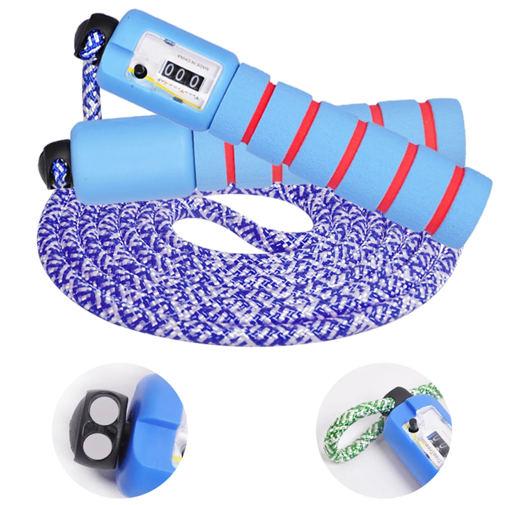 Скакалка со счетчиком Регулируемая для фитнеса скоростной подсчет детей и