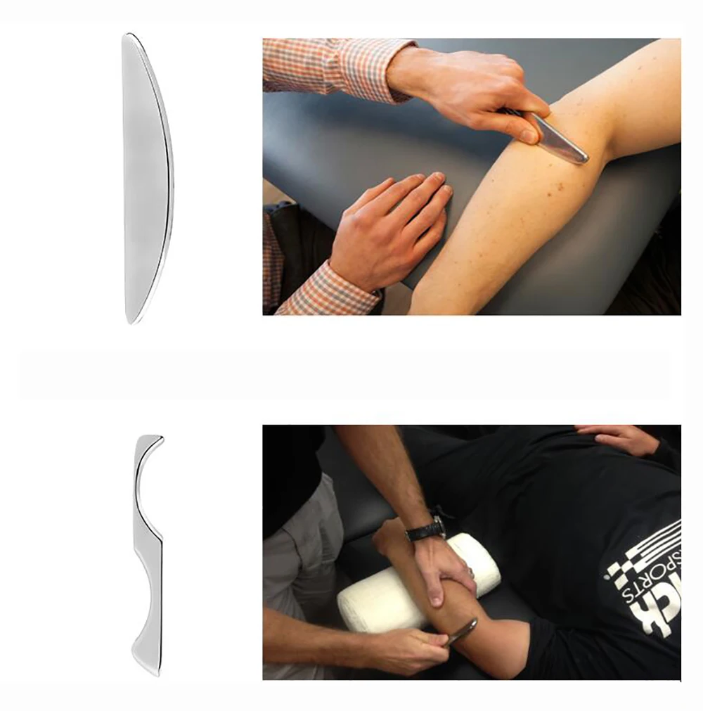 5 шт., медицинский скребок Gua Sha из нержавеющей стали, нож для физиотерапии, фасции, Myofascial Release IASTM, инструменты, ФИЗИОТЕРАПЕВТИЧЕСКИЙ нож Y