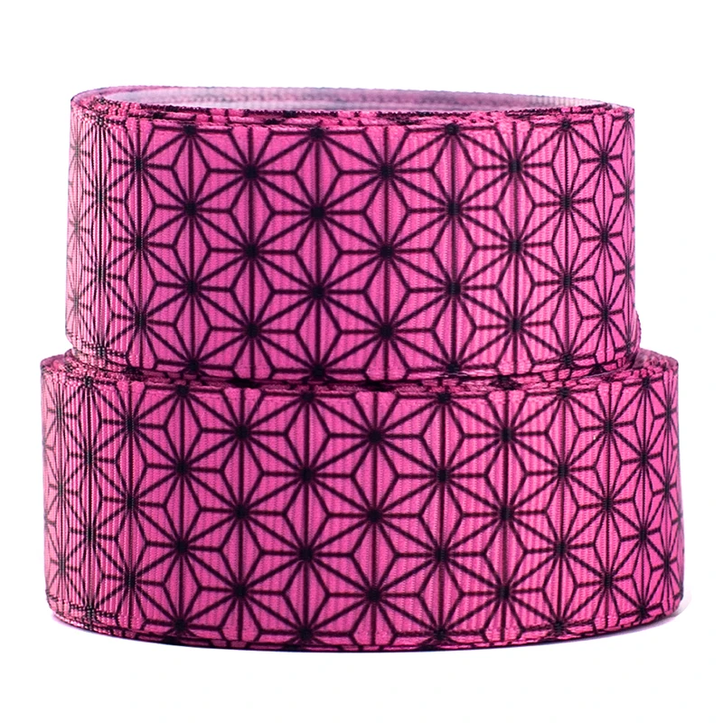 

Beautiful Japan Cartoon kimetsu no yaiba Grosgrain/Satin Ribbon 5 Yards 16mm/25mm/38mm Heat Transfer Printed for DIY Hair Bows