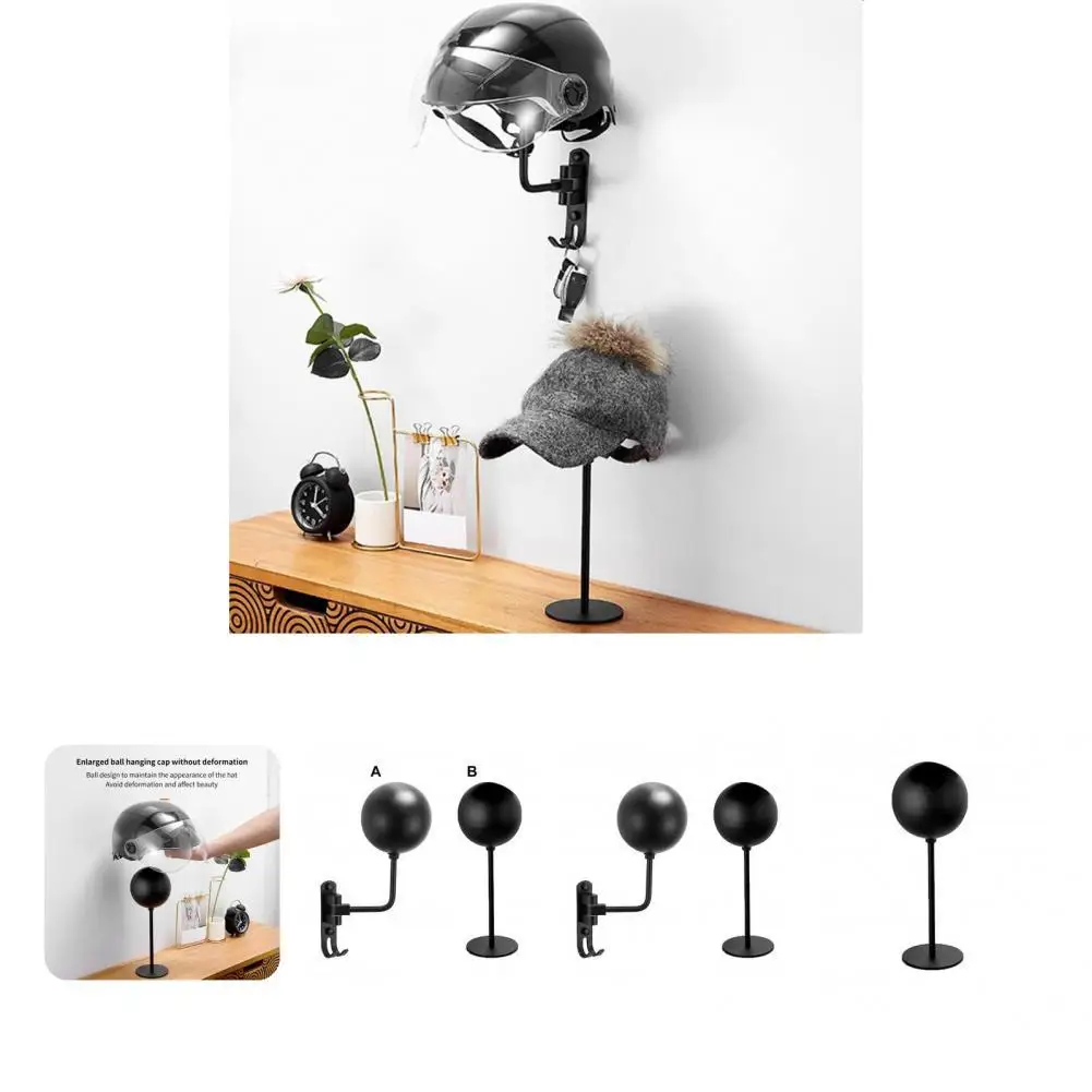 

Helmet Hanger Thicken Punch Free Strong Load Bearing Water Resistant Helmet Rack Helmet Wall Hook for Office