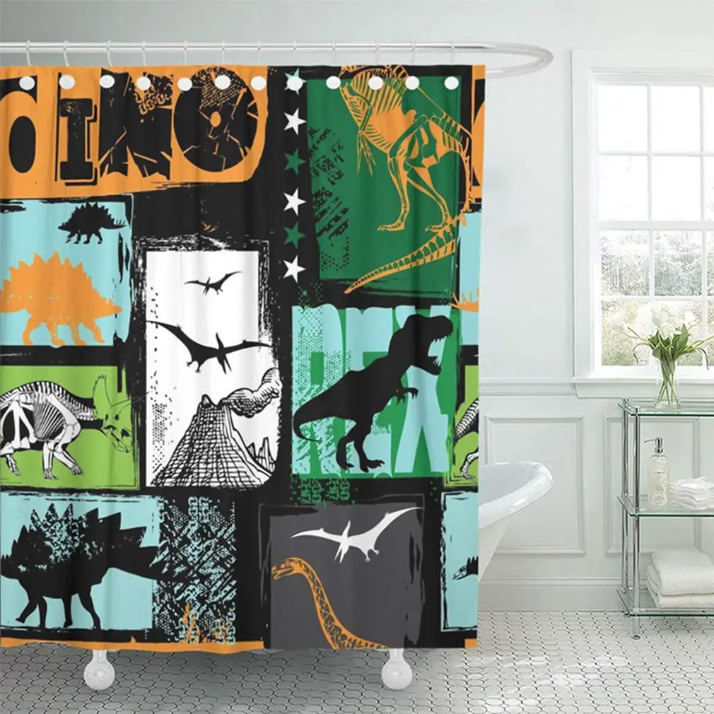 Оригинальный дизайн с изображением акулы динозавра Рекса гранж для