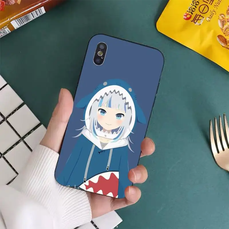YNDFCNB anime Hololive Usada Pekora gawr gura Phone Case for iphone 13 11 12 pro XS MAX 8 7 6 6S Plus X 5S SE 2020 XR cover