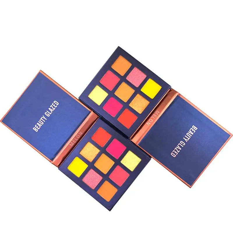Beauty Glazed 9 цветов блестящие матовые тени для макияжа палитра мерцающие пигментные