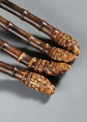 Фиолетовый бамбуковый корень карбонизированная чайная щетка YangHuBi аксессуары