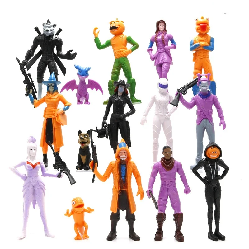 

15 pcs/lot Battle Rare Action Figure Model Toy Skull Trooper Builder Solider Figure Kids Gift Present