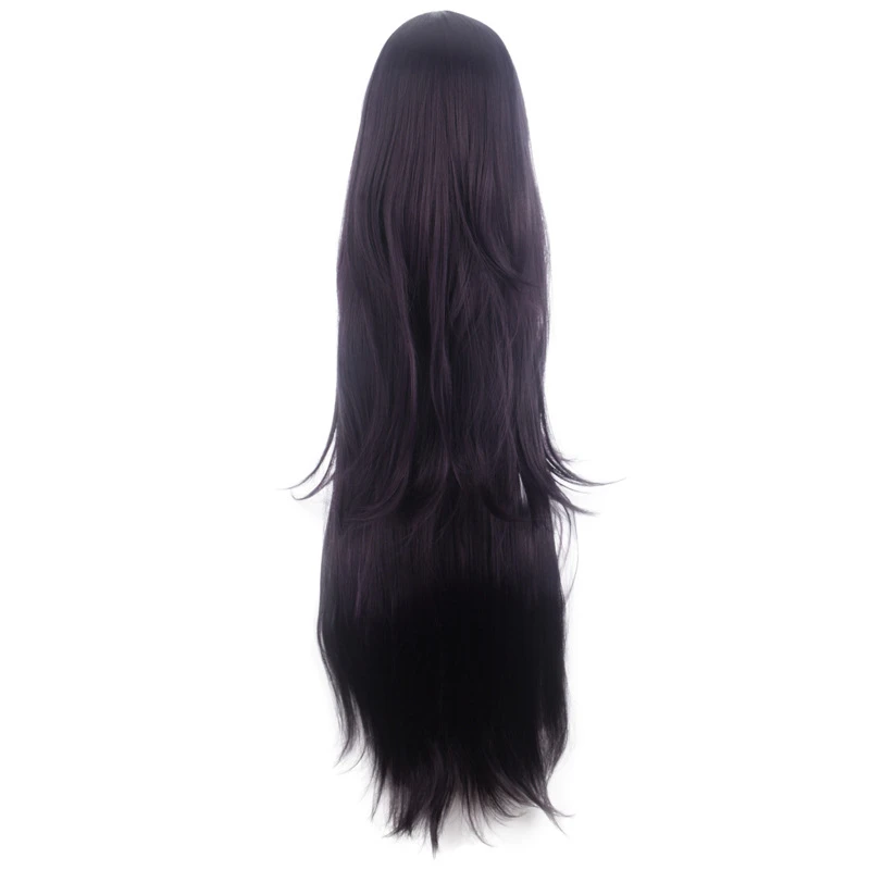 100 см Danganronpa: триггер Happy Havoc Косплей парики Mikan Tsumiki играя короткие черные