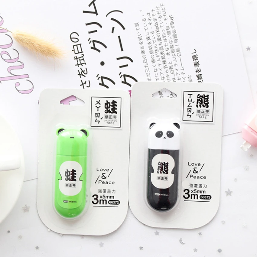 Милый мультфильм коррекции ленты студентов Kawaii коррекция канцелярский школьный офисный принадлежности Дети Портативный письменный корректор